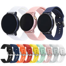 Correa de silicona para Samsung Galaxy Watch Active 3 Gear S2, pulsera para Amazfit bip, de 42mm GTR, 22/20mm 2024 - compra barato