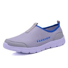 Sapatos unissex de malha respirável, tênis leves para homens, tênis casual de corrida e marca de designer, loafers masculinos 2024 - compre barato