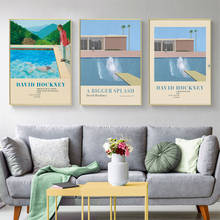 Плакат с большим всплеском, Картина на холсте для бассейна, минималистский принт в скандинавском стиле, Современная Настенная картина для гостиной, домашнего декора 2024 - купить недорого