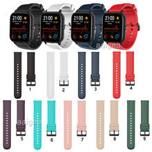 20mm Soft Silicone Sport Strap For Huami Amazfit GTS 2e GTS2 mini GTS3 for Huami Bip Lite S U Smart Watch Replacement Band 2024 - buy cheap