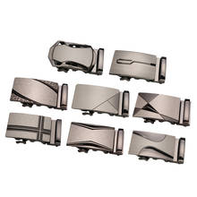 Automatic Slide Buckle Replacement Alloy Business Ratchet Belt Buckle for Men 2024 - buy cheap