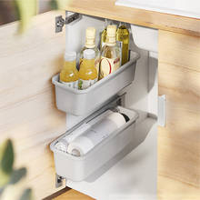 New Multifunctional Hanging Storage Basket  Storage Box Kitchen Drawer Shelf Rack Cabinet Push-Pull Basket for Seasoning 2024 - buy cheap