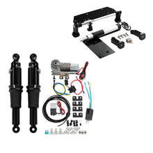 Kit de suspensão a ar traseira de motocicleta, suporte central elétrico para harley touring, rei da estrada, electra glide 2014-2020 2024 - compre barato