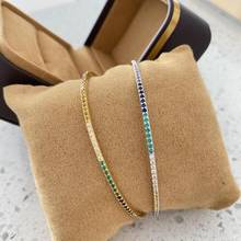 S925 стерлинговые серебряные браслеты для запястий для женщин свадебные туфли с высоким содержанием углерода бриллиантовый браслет ювелирные украшения 52x62 мм с наружной резьбой роскошный браслет 2024 - купить недорого