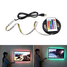 USB LED Strip Lamp RGB Tape for TV Desktop Screen Backlight Bias Lighting Flexible LED Light Tape Ribbon Home Decoration decor 2024 - buy cheap
