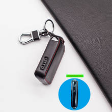 Soft Texture Leather Car Key Cover Case For Mazda 3 Alexa 2019 2020 Sedan Hatchback 2/3/4 Buttons Smart Car Key Case Cap Holder 2024 - buy cheap