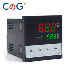 Tdd-botão com menu para controle de temperatura, 72x72mm, 0-400, 600 graus, tipo j, ac, 220v, saída relé, termostato digital eletrônico 2024 - compre barato