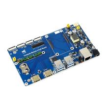 Placa de base poe io para raspberry pi cm4, módulo de computador 4, inclui entradas infravermelhas/dsi/rtc/hdmi/usb/th/tf 2024 - compre barato