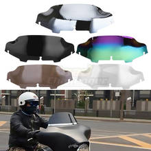 6" Windshield Windscreen Motorcycle Double Bubble Wind Screen For Harley Electra Street Glide Touring Bike 1996-2013 2024 - buy cheap