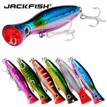 JACKFISH 13cm/43g Big Popper Fishing Lure 8 Colors Isca Hard Artificial Bait Wobbler Crankbait Swimbait Pesca Leurre Pike Bait 2024 - buy cheap