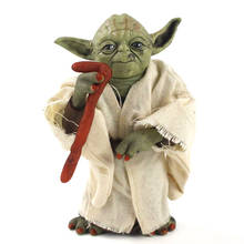 Figura de acción del maestro Yoda el despertar de la fuerza, modelo coleccionable de PVC de 12cm, Darth Vader Yoda 2024 - compra barato