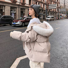 2019 New Fashion Women Winter Hooded Coat Warm Jacket Down Cotton Padded Jacket Female Outwear Parkas 2024 - buy cheap