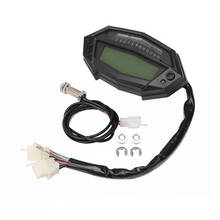 Velocímetro digital para motocicleta, velocímetro, indicador de engrenagem, instrumento com sensor para kawasaki z1000 2024 - compre barato