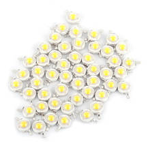 50pcs 1W LED Chips High Power Diode White Light-Emitting Light Bulb Beads 110-120 lm 3V-3.4V 6000-6500 K 2024 - buy cheap