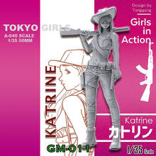 1/35 Resin model kits figure beauty colorless and self-assembled (50mm)A-040 2024 - buy cheap