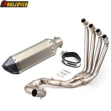 Motorcycle Exhaust Full System Header Link Pipe for CBR650 CBR650F CB650F 2014-2018 Front Pipe with Muffler Exhaust Escape Leak 2024 - buy cheap