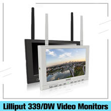 Lilliput 339/DW Fatshark 5.8G Receiver Dual Antennas 7 Inch HD Wireless Pearl FPV Camera Video Monitor Built-in Battery 2024 - buy cheap