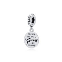 CKK Friends Are Family Charms 925 Original Fit Pandora Bracelets Sterling Silver Charm Beads for Jewelry Making Bead 2024 - buy cheap