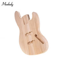 Muslady JB-T02 Unfinished Guitar Body Platane Wood Blank Guitar Barrel for JB Style BassGuitars DIY Parts 2024 - buy cheap