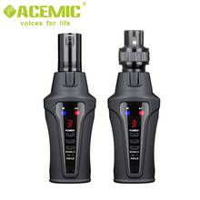 ACEMIC-Sistema de micrófono inalámbrico TR-20SET UHF, transmisor-receptor para transmisión de interfaz de Audio inalámbrica 2024 - compra barato