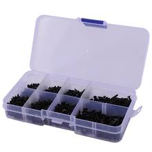 800Pcs/Lot M2 Cross Screws Self Tapping Screws Carbon Steel Countersunk Flat Cross Head Screw Bolt Set Assortment Kit Black 2024 - buy cheap