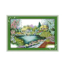 Beautiful homeland(1) cross stitch kit 14ct 11ct count printed canvas stitching embroidery DIY handmade needlework 2024 - buy cheap