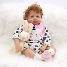 OtardDolls Bebe Reborn Dolls 22 дюймов Reborn Baby Doll мягкая виниловая силиконовая кукла для новорожденных bonecas Одежда для кошек подарки для детей 2024 - купить недорого