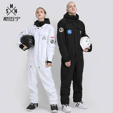 SMN One Piece Women Men Ski Suit Windproof Waterproof Unisex Skiing Snowboard Jacket Winter Clothing Outdoor Sport Wear Male New 2024 - buy cheap