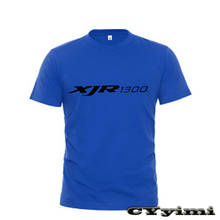 Camiseta masculina para yamaha xjr 1300/racer, camiseta com novo logotipo, 100% algodão, verão, manga curta, gola redonda, camisetas masculinas 2024 - compre barato
