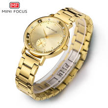 Minifocus mulheres relógio de pulso marcas de luxo famosas moda senhoras relógios de pulso relógio de ouro feminino golend relogio feminino 2019 2024 - compre barato