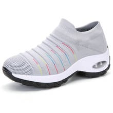 Women Casual Shoes Soft Bottom Walking Air Mesh Vulcanize Shoes Summer Chunky Sneakers For Basket Femme Wedges Tenis Feminino 2024 - buy cheap