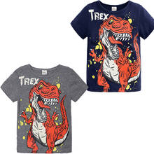 Camisetas de verano para niños de 2 a 7 años, ropa con dibujos de dinosaurios, geniales 2024 - compra barato