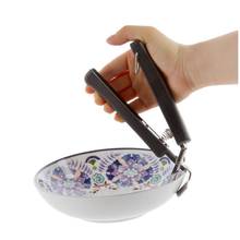 Kitchen Hot Bowl Holder Dish Clamp Pot Pan Gripper Clip Hot Dish Plate Bowl Clip Retriever Tongs Silicone Handle Tool Bowl Holde 2024 - buy cheap