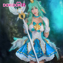 DokiDoki-R Game League of Legends  Soraka Cosplay League of Legends Star Guardiance Cosplay Costume   Soraka 2024 - buy cheap