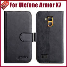 ¡Oferta! Ulefone-Funda de cuero suave con tapa para teléfono, carcasa de alta calidad con 6 colores para Ulefone Armor X7, 5" 2024 - compra barato