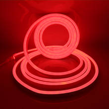 DC 12V RGB неоновый светильник Водонепроницаемый белый/теплый белый/красный/зеленый/синий/розовый Гибкая неоновая вывеска для организаций и магазинов 5050 2835 Светодиодные ленты 2024 - купить недорого
