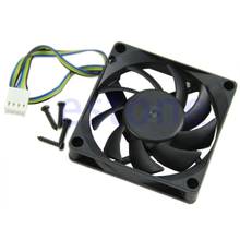 Ventilador sin escobillas de 70mm x 15mm, 12V CC, 4 pines, 9 aspas, nuevo 2024 - compra barato