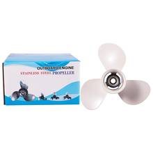 9 7/8 Inch x 10 1/2 Inch-F Aluminum Alloy Outboard Propeller White Outdoor Propeller, for Yamaha 20 - 30 HP 664-45945-00-EL 2024 - buy cheap