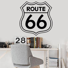 Vinyl Wall Sticker for Living Room Home Decor Route 66 stickers for cars Decoration DIY waterproof vinyl wall decal Y209 2024 - buy cheap