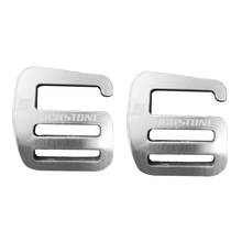 2x Metal G Hook Webbing Buckle , Lightweight And Strong 25mm Silver 2024 - buy cheap