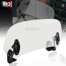 Motorcycle Windshield Extension Spoiler Windscreen Air Deflector For DUCATI Multistrada 1200/1260/S/GT 950 1100 1098/S/Tricolor 2024 - buy cheap