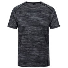 Plus size 7XL 8XL t-shirt Round neck Men's T Shirt Men Fashion Quick-drying Tshirts Fitness Casual Streetwear Gym Male T-shirt 2024 - buy cheap