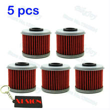 5 pcs/pack Red Oil Filter For CRF150F CRF450R CRF250X CRF250R TRX450R CRF450X TRX450ER CRF150R CRF150RB Dirt Bike 2024 - buy cheap
