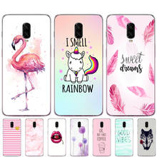 Case For Oneplus 6t Case Cover Coque For One Plus 6T Case Etui Cover For Oneplus6 T Case Silicon Tpu Flower Animal Shell 2024 - buy cheap