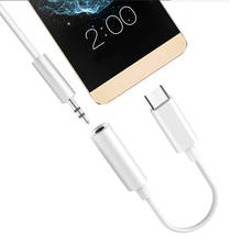 Тип C адаптер для наушников аудио Aux кабель USB Тип C 3,5 мм разъем для наушников адаптер конвертер кабель для телефона для Xiaomi 6 Mi6 2024 - купить недорого