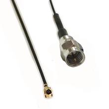 10pcs Black IPX U.FL Female to F Male RF 1.13 1.13mm Pigtail Cable 10/15/20/30/50cm 2024 - buy cheap