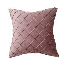 45x45cm Soft Velvet Striped Decorative Throw Pillows Cushion Covers Creative Pillowcase For Home Sofa Chair Decoration 2024 - buy cheap