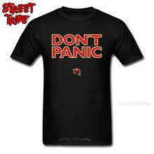 Don't Panic T Shirt Space X Birthday T-shirts for Men Cotton Summer Tops TShirt Street Tees Letter Fashion Elon Musk Streetwear 2024 - buy cheap