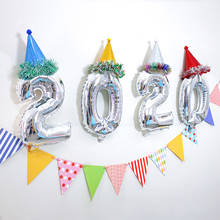 Happy Birthday Party Hats DIY Handmade Cap Colorful Paper/Cloth Flag Banner&Flags Baby Shower Birthday Party Decoration Supplies 2024 - buy cheap