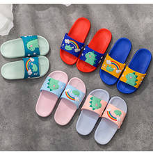 Kids Slippers for Boys Girls Cartoon Dinosaurs pattern Shoes Summer Toddler Flip Flops Baby Indoor Slippers Beach Swim Slippers 2024 - buy cheap